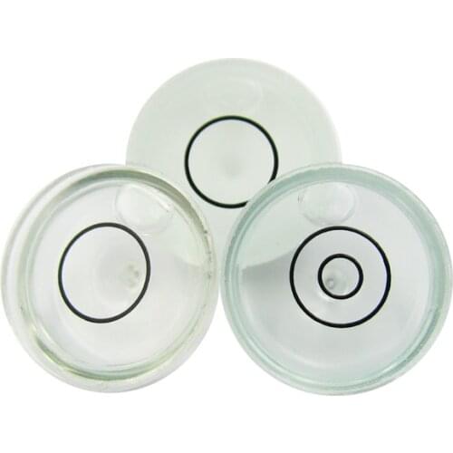 1 Piece Diameter 17mm Circular Glass Level Bubble Round Spirit Level Surveying Accessories for Balancing Equipment