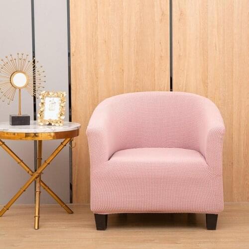 Corn Velvet Semicircle Sofa Cover Thickened Elastic Dining Chair Cover Antifouling Stool Cover Slipcover