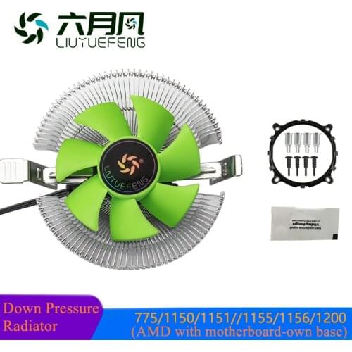 LIUYUEFENG High Quality CPU Cooler Fan Cooling Heatsink For Intel and AMD Efficient CPU Cooler Quiet Fan PC CPU Cooler Fan