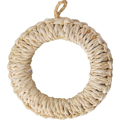 Japanese Style Pot Holders Natural Corn Husk Woven Anti-scald Placemat Handmade Trivets Tabletop Insulated Pan Pads