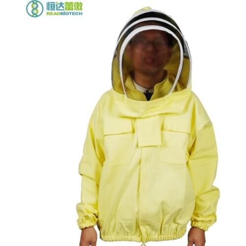 Protective Beekeeping Jacket Beekeeping Apiculture Bee Cotton and Graze Coat Beekeeper Costume HDBC-004Y