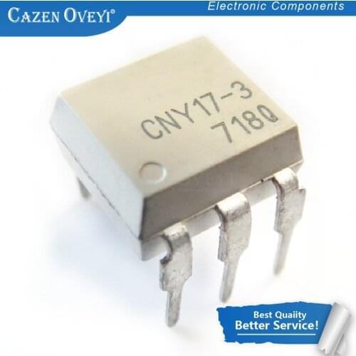 10pcs/lot CNY17-3 CNY17-2 CNY17 DIP-6 In Stock