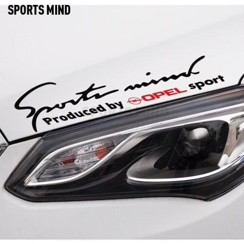 10 Pieces Sports Car sticker decal Car-Styling For opel astra h astra g insignia vectra c corsa zafira mokka vivaro accessories