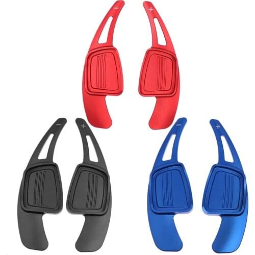 2Pcs Car Steering Wheel Extension Shifters Shift Aluminum Alloy Shift Paddles for Audi A3 A4L A5 S3 S4 Q2 Q5 Q7 TT TTS 2017 2018