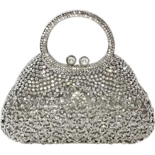 2020 crystal beads women handbags rhinestones evening party purse wedding bags