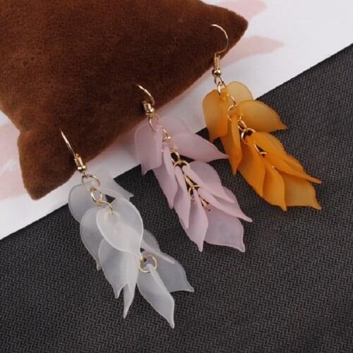2021 New Fashion Pendant Long Earrings, Womens Hanging Flowers, Weddings, Parties, Gifts For Women