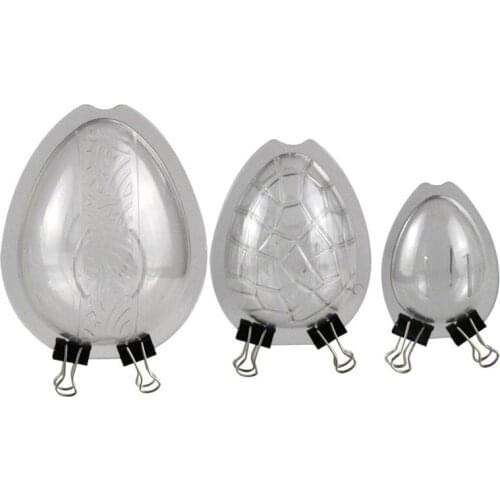 6 PCS DIY Chocolate Mold 3D Easter Eggs Mold Baking Candy Mould Cake Decorating Kitchen Baking Pastry Confectionery Tool