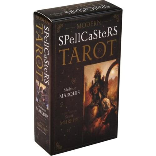 78pcs Modern Spellcasters Tarot Tarot Cards Deck Board Games English For Family Gift Party Playing Card Game Entertainment