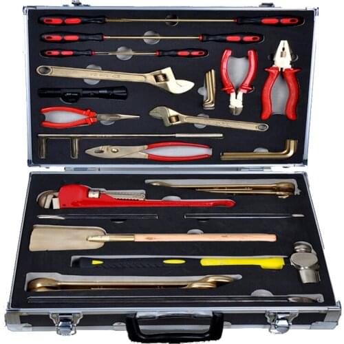 Antiscintilla Instruments Of Combination Sets 36 Pcs, Copper Alloy Hand Tools, Ex Proof And Safety 1 Set