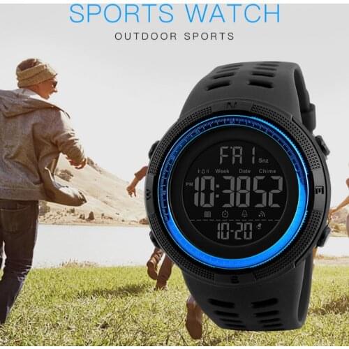 Fashion Outdoor Sport Watch Men Multifunction Watches Alarm Clock Chrono 5Bar Waterproof Digital Watch Dropshipping