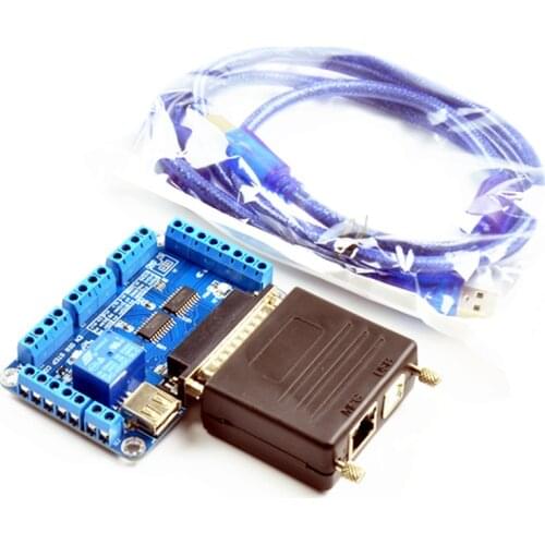 CNC MACH3 USB to Parallel LPT Port Converter Adapter 6 Axis Controller mach3 Parallet Port TO USB