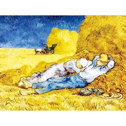 Valley heap resting- Van Gogh Arts Handmade Needlework Embroidery DIY Cross Stitch Kit Crafts 14CT Unprinted Home decoration