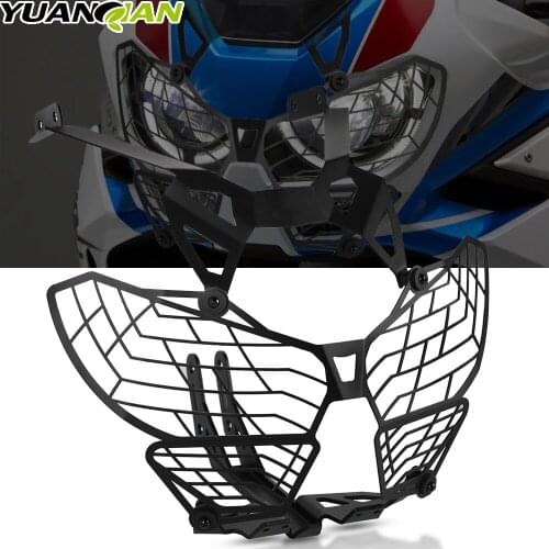 For Honda Africa Twin CRF 1100 L CRF1100L Adventure ADV Sports 2019-2021 Motorcycle Headlight Grille Guard Light Cover Protector