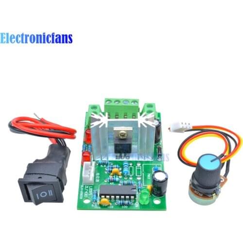 DC 6-30V 6A Motor Speed Controller Reversible PWM Control Forward/Reverse Switch 6V-30V Max 10A Module