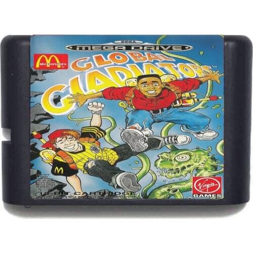 Global Gladiators 16 bit MD Game Card For Sega Mega Drive For Genesis