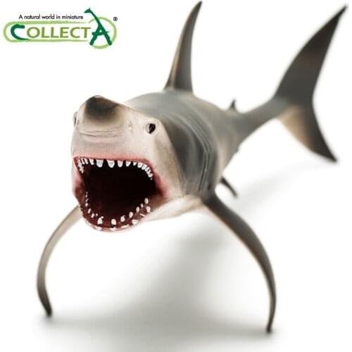 CollectA Great White Shark Jaws Sea Life Classic Toys For Boys Ferocious Beast Animal Model