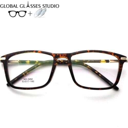 Prescription Glasses New Ultra-light Fashion Unisex Women Men Eyewear Eyeglasses Demi Optical Frames NO.2492