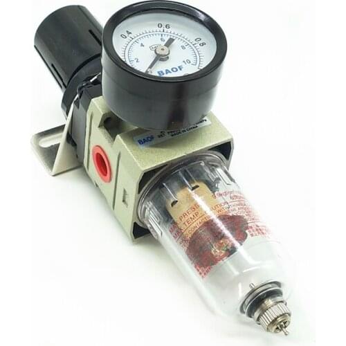 Pneumatic Air Filter Regulator AW2000-02 1/4'' Manual Drain Type Air Treatment Unit