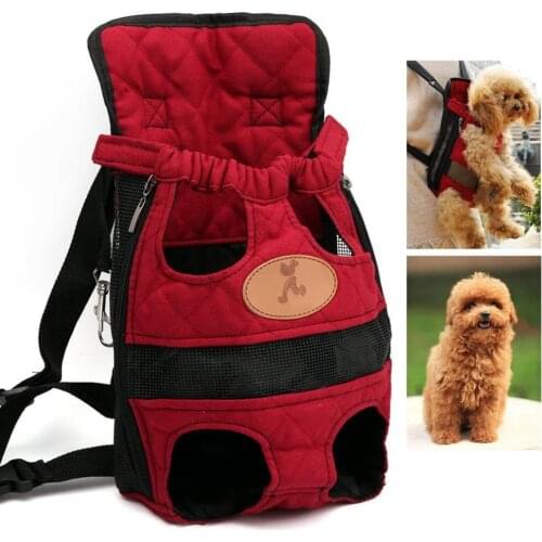 Pet Bag Go Out Carrying Bag Dog Backpack Durable Double Shoulder Pet Chest Backpack Practical Dog Accessories