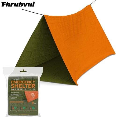 Camping Emergency Tent Survival Sleeping Bag Waterproof Thermal Emergency Blanket Bivy Sack Outdoor Survival Tool Emergency Gear