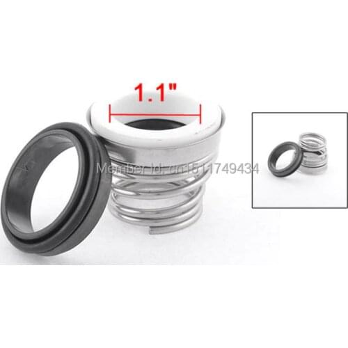 28mm Internal Dia Coil Spring Rubber Bellow Mechanical Shaft Seal 2pcs