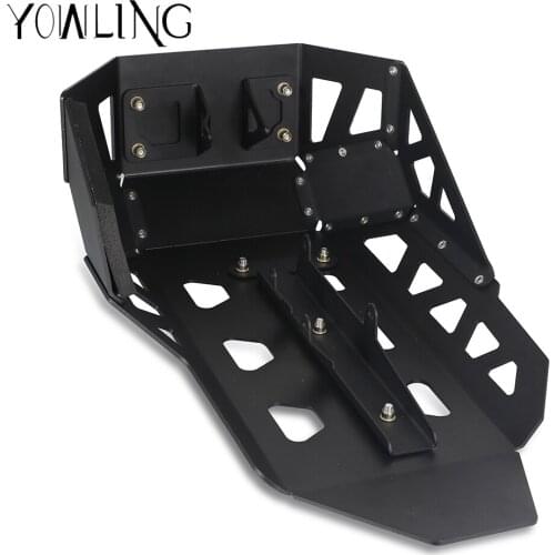For 390 ADVENTURE 2019 2020 2021 Motorcycle CNC Aluminium 390 ADV Skid Plate Foot Rests Bash Frame Engine Guard Cover Protector
