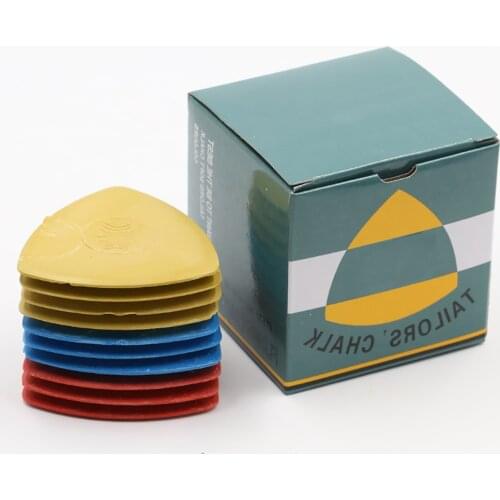 10PCS/box)Tailor chalk Multicolor chalk Cloth marking pigment Cut size chalk Sewing DIY accessories Tailoring clothes tool