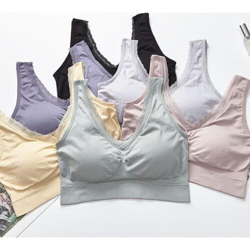 Girls Plus Fat Version Bra Lace Tube Top Beauty Back Plus Size Wrapped Chest Furniture Sports Underwear Ladies sleep wear women