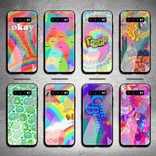 Indie Kids Aesthetic Phone Case Tempered Glass For Samsung S20 Plus S7 S8 S9 S10 Note 8 9 10 Plus
