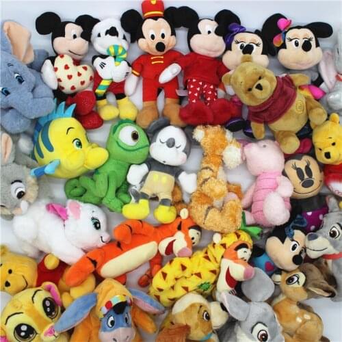 Disney Dumbo Eeyore Donkey marie cat mickey mouse Winne the pooh plush soft toys Children Gifts toys baby soft toys