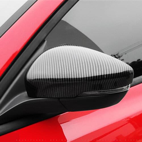 For Ford Focus 2019 2020 MK4 ABS Chrome Auto Rear View Mirror Trim Side Mirror Sticker Car Styling Accessories