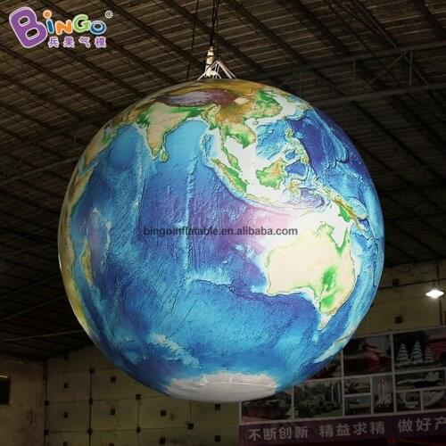 Custom made 2m earth inflatable ball / advertising inflatable earth balloon / inflatable globe earth toys
