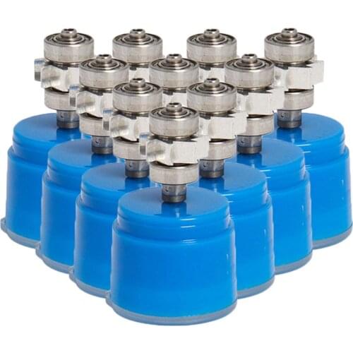 10pcs Rotor Cartridge for TOSI TX-164 Dental LED High Speed Handpiece Standard Head Push SU Dental Air Turbine Original