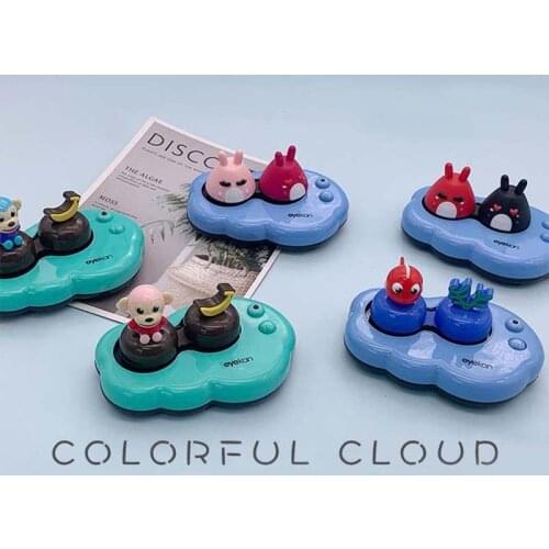 Cleaning contact lens storage box electric cleaner cartoon pattern
