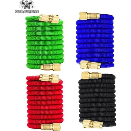 Hot selling water gun garden hose watering hose eu telescopic magic high pressure hose washing garden watering hose