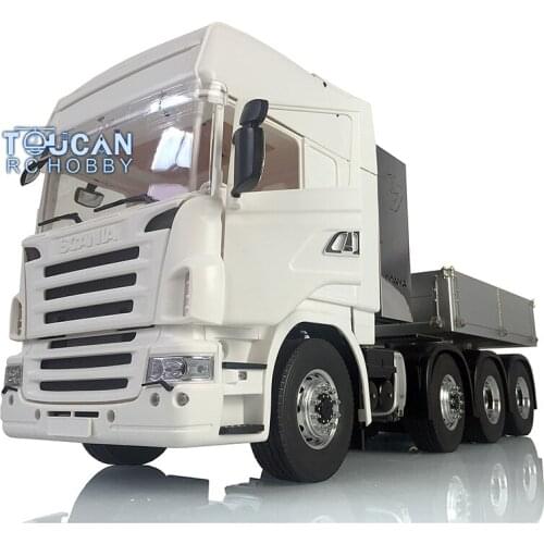 LESU RC Model Motor 1/14 Metal 8*8 Chassis Car Hopper Hercules SCA 802C Cabin