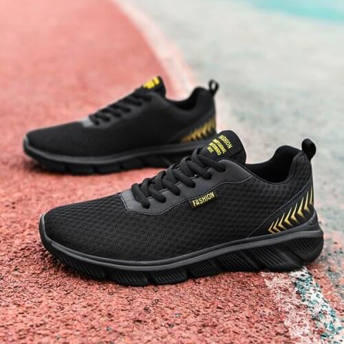 Mens Sneakers Breathable Light Running Shoes Lace-Up Jogging Shoes for Man Sneaker Anti-Odor Male Casual Shoes Drop Shipping