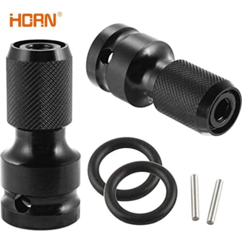 Hot 1/2 inch Square To 1/4 inch Hex Ratchet Socket Wrench Socket Adapter Spanner Set Drive Converter Impact Tool Hand Tool Set