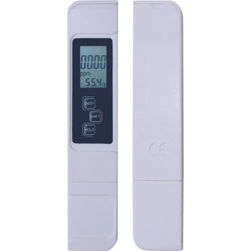 New TDS EC Meter Temperature Tester pen 3 In1 Function Conductivity Water Quality Measurement Tool TDS&EC Tester 0-9990ppm 15