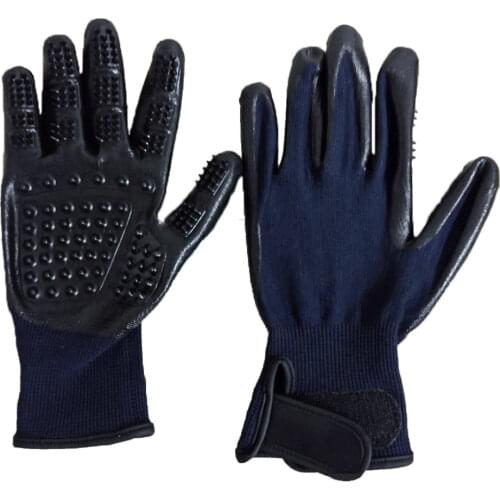 Cat Grooming Glove For Cats Wool Glove Pet Hair Deshedding Brush Comb Glove For Pet Dog Cleaning Massage Glove For Animal