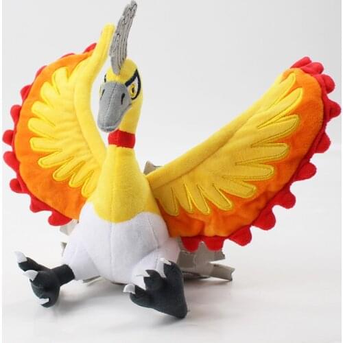 Pokemon Moltres Zapdos Plush Toys Cute Stuffed Doll Gift For Children 28CM