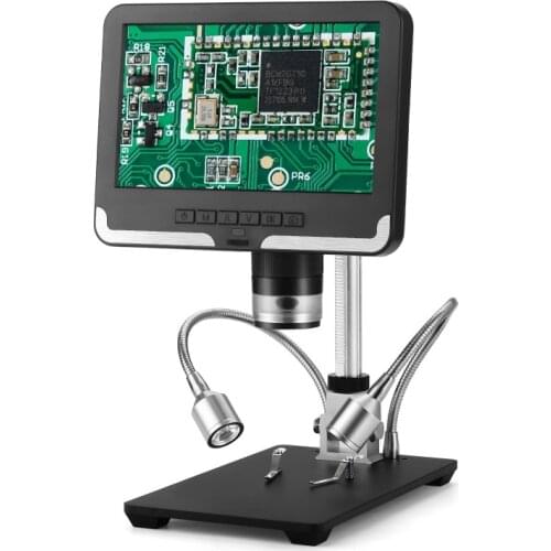 AD206 Adjustable 7" Display 2MP 8 LEDs 200X Andonstar Digital Microscope