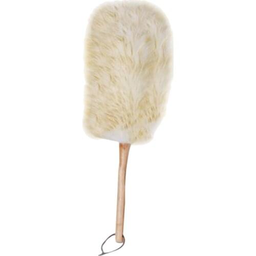 From the Dust Brush Household Feather Duster Dusting Cleaning Brush Wool Duster Brush for Dust Broom