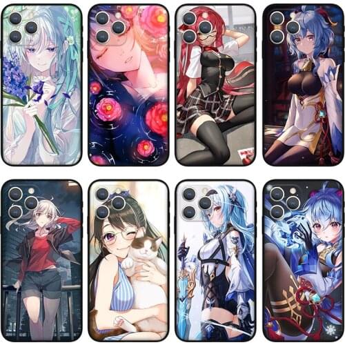 Anime JK Female Phone Case For iPhone 11 12 Pro Max X XS XR Xs Max Mini 6 6s 7 8 Plus se black Silicone Case