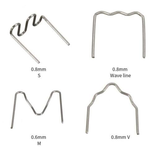 100/400PCS Hot Stapler Staples For Plastic Welder Car Bumper Repair Melt Hot Welding Machine Welding Bumper Car Repair Tool