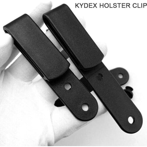 Tactical KYDEX IWB Holster Clip K Sheath Waist Clip Knife Sheath Back Kydex Scabbard Carrying Clip Outdoor Hunting Accessories