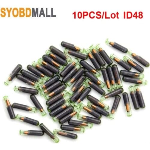 10PCS/Lot Professional ID48 ID:48 ID 48 Glass Transponder Chip High Quality,key transponder chip id48 id 48 megamos crypto chip
