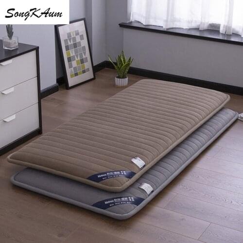 SongKAum Thickened Students Mattresses Keep warm Tatami Solid School dormitory Mattress King Queen Twin Full Size