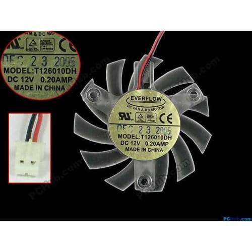 Everflow T126010DH Server Cooling Fan DC 12V 0.20AMP 80X80X15mm