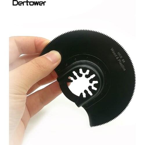 1pc 88mm Saw Blades Oscillating Multi Tools HCS Quick Release Multitool Carbide Segment Saw Blade for Wood Metal Cutting